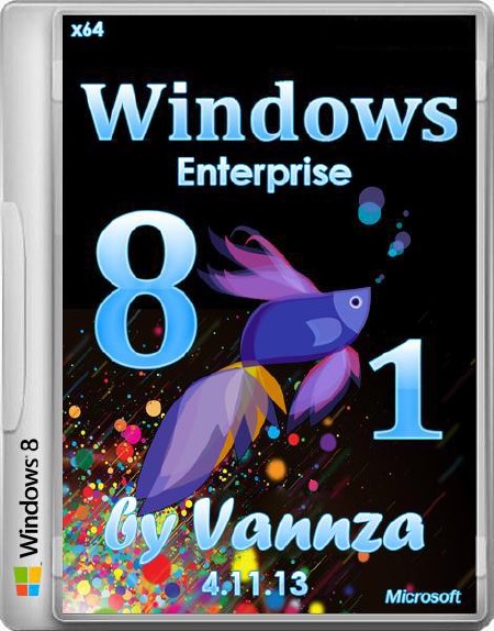 Windows 8.1 Enterprise by Vannza v.4.11.13 (x64/RUS/2013)